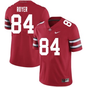 Men Joe Royer Red Ohio State Football #84 Jersey 286914-973
