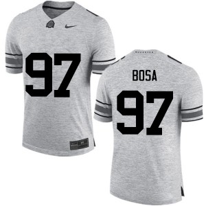 Men Joey Bosa Gray Ohio State Football #97 Jersey 212760-378