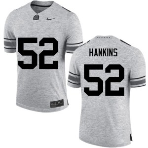 Men Johnathan Hankins Gray OSU Football #52 Jersey 179524-989