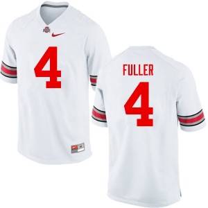 Men Jordan Fuller White Ohio State Football #4 Jersey 256688-952