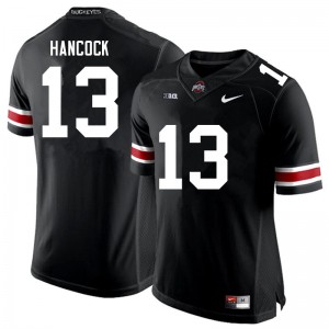 Men Jordan Hancock Black OSU Buckeyes Football #13 Jersey 858177-942