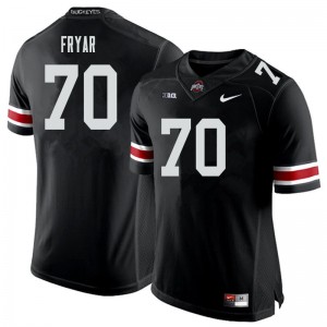 Men Josh Fryar Black Ohio State Football #70 Jersey 207370-358