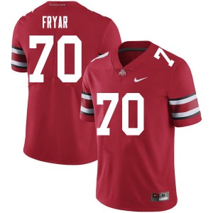 Men Josh Fryar Red OSU Buckeyes Football #70 Jersey 608700-267