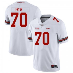 Men Josh Fryar White Ohio State Football #70 Jersey 551936-103