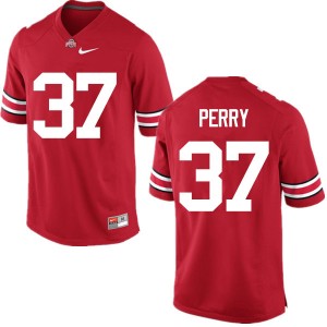 Men Joshua Perry Red Ohio State Buckeyes Football #37 Jersey 733561-532