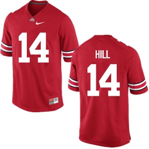 Men KJ Hill Red Ohio State Buckeyes Football #14 Jersey 547283-496