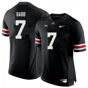 Men Kamryn Babb Black Ohio State Buckeyes Football #7 Jersey 301279-374