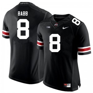 Men Kamryn Babb Black Ohio State Buckeyes Football #8 Jersey 916275-275