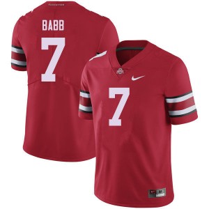 Men Kamryn Babb Red OSU Buckeyes Football #7 Jersey 889068-367