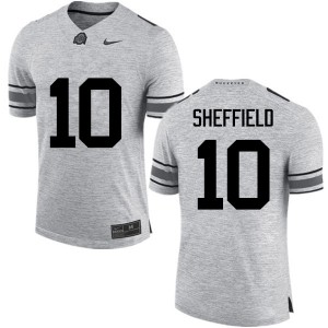 Men Kendall Sheffield Gray OSU Football #10 Jersey 352965-598