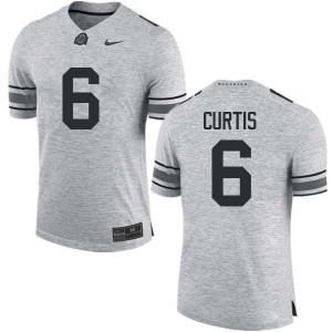 Men Kory Curtis Gray Ohio State Football #6 Jersey 254679-176