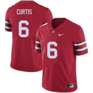 Men Kory Curtis Red OSU Football #6 Jersey 524320-802