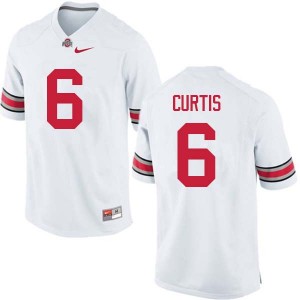 Men Kory Curtis White OSU Football #6 Jersey 152705-128