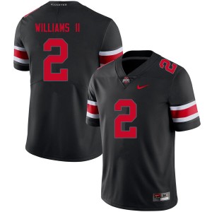 Men Kourt Williams II Blackout OSU Football #2 Jersey 383595-567