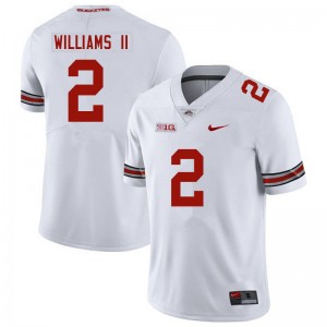 Men Kourt Williams II White Ohio State Buckeyes Football #2 Jersey 613984-618
