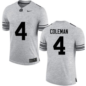 Men Kurt Coleman Gray OSU Buckeyes Football #4 Jersey 989191-326