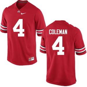 Men Kurt Coleman Red Ohio State Football #4 Jersey 417618-398