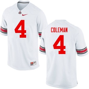 Men Kurt Coleman White Ohio State Football #4 Jersey 285467-149