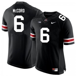 Men Kyle McCord Black Ohio State Buckeyes Football #6 Jersey 560645-795