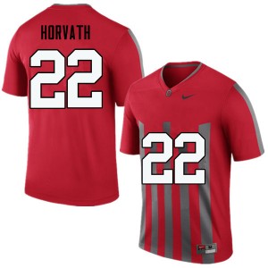Men Les Horvath Throwback Ohio State Football #22 Jersey 955153-754