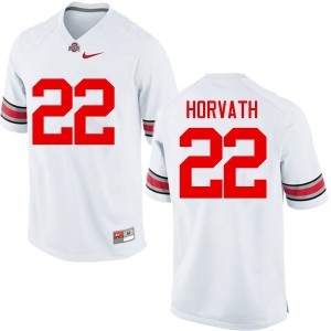 Men Les Horvath White Ohio State Football #22 Jersey 505249-440