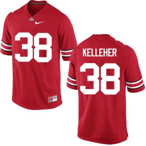 Men Logan Kelleher Red OSU Buckeyes Football #38 Jersey 820781-498