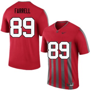 Men Luke Farrell Throwback OSU Football #89 Jersey 842857-292