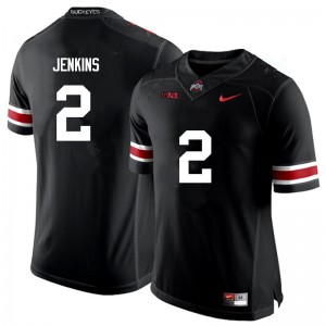Men Malcolm Jenkins Black OSU Buckeyes Football #2 Jersey 267891-862