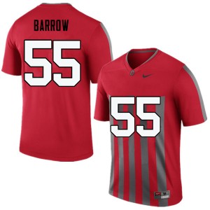Men Malik Barrow Throwback OSU Football #55 Jersey 451593-593