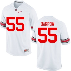 Men Malik Barrow White OSU Buckeyes Football #55 Jersey 664011-253