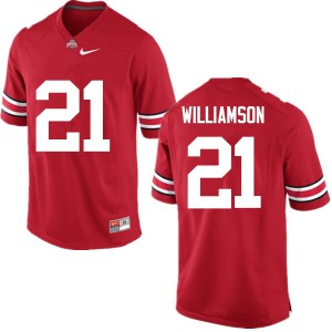 Men Marcus Williamson Red OSU Buckeyes Football #21 Jersey 819924-779
