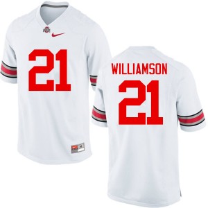 Men Marcus Williamson White Ohio State Football #21 Jersey 203226-305