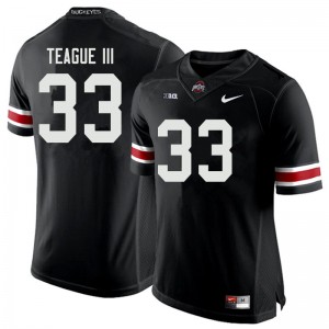 Men Master Teague III Black Ohio State Buckeyes Football #33 Jersey 691308-163