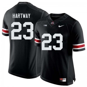 Men Michael Hartway Black Ohio State Football #23 Jersey 226850-444