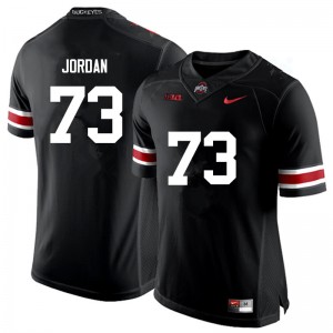 Men Michael Jordan Black Ohio State Buckeyes Football #73 Jersey 447311-887