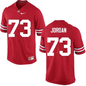 Men Michael Jordan Red OSU Buckeyes Football #73 Jersey 325545-398