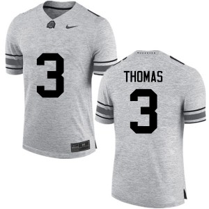 Men Michael Thomas Gray Ohio State Football #3 Jersey 506789-759