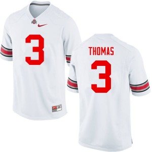 Men Michael Thomas White OSU Buckeyes Football #3 Jersey 839928-657