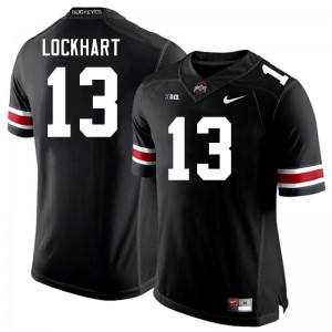 Men Miles Lockhart Black Ohio State Football #13 Jersey 194090-116