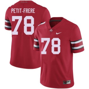 Men Nicholas Petit-Frere Red Ohio State Football #78 Jersey 354899-652