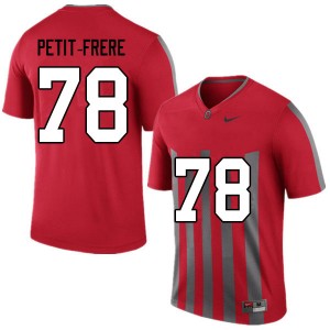 Men Nicholas Petit-Frere Retro OSU Buckeyes Football #78 Jersey 885854-161