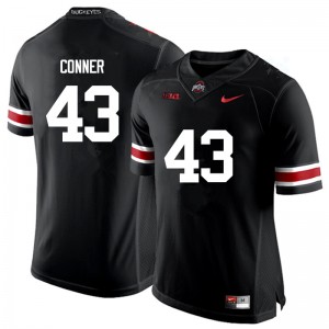 Men Nick Conner Black Ohio State Football #43 Jersey 658642-167