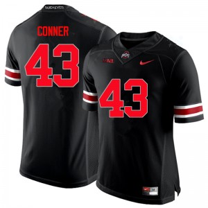 Men Nick Conner Black Ohio State Football #43 Jersey 715210-605