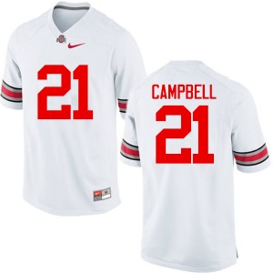 Men Parris Campbell White Ohio State Football #21 Jersey 294793-434