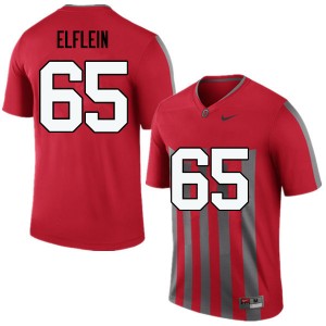 Men Pat Elflein Throwback Ohio State Buckeyes Football #65 Jersey 241937-460