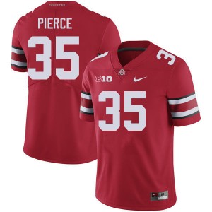 Men Payton Pierce Red Ohio State Buckeyes Football #35 Jersey 662399-722