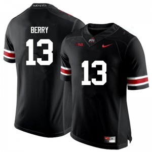 Men Rashod Berry Black OSU Football #13 Jersey 274046-124