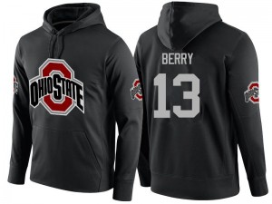 Men Rashod Berry Black Ohio State Name-Number #13 Hoodies 226613-248