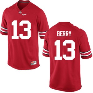 Men Rashod Berry Red OSU Football #13 Jersey 456789-663