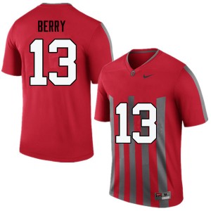 Men Rashod Berry Throwback OSU Buckeyes Football #13 Jersey 762699-276
